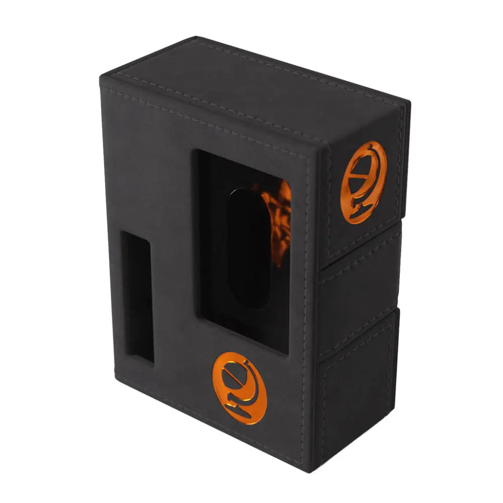 Arkham Horror Investigator Gamegenic Deckbox - Black Seeker (Orange) - Card Games