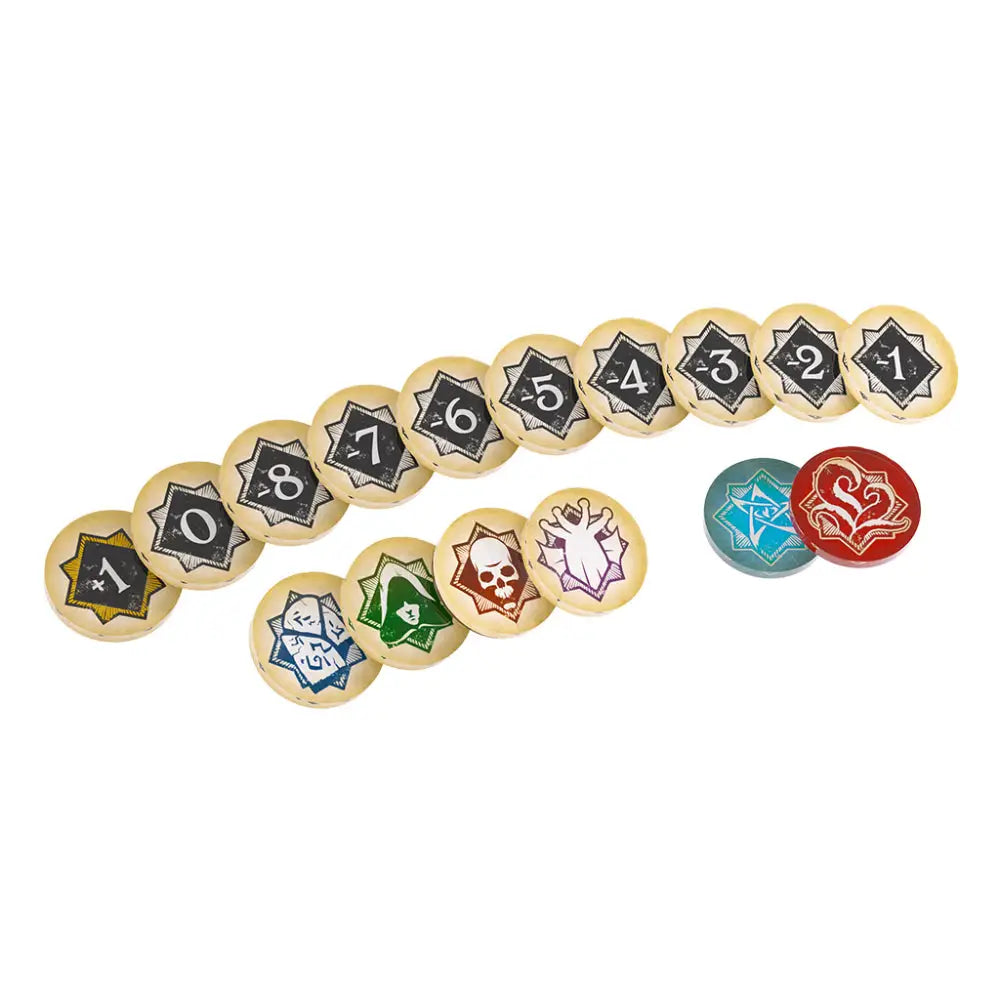 Arkham Horror The Card Game Chaos Tokens & Bag - Board Games