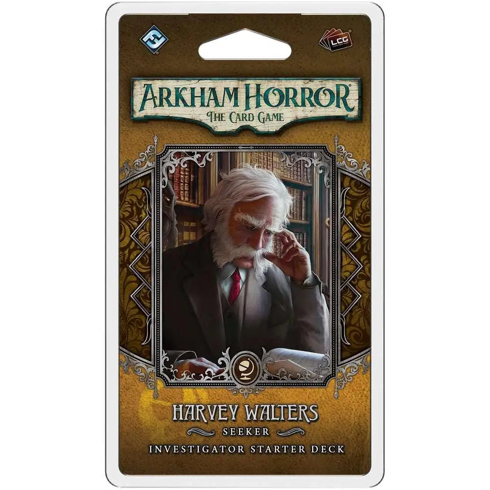 Arkham Horror The Card Game Harvey Walters Investigator Starter Deck Arkham Horror The Card Game Fantasy Flight Games   