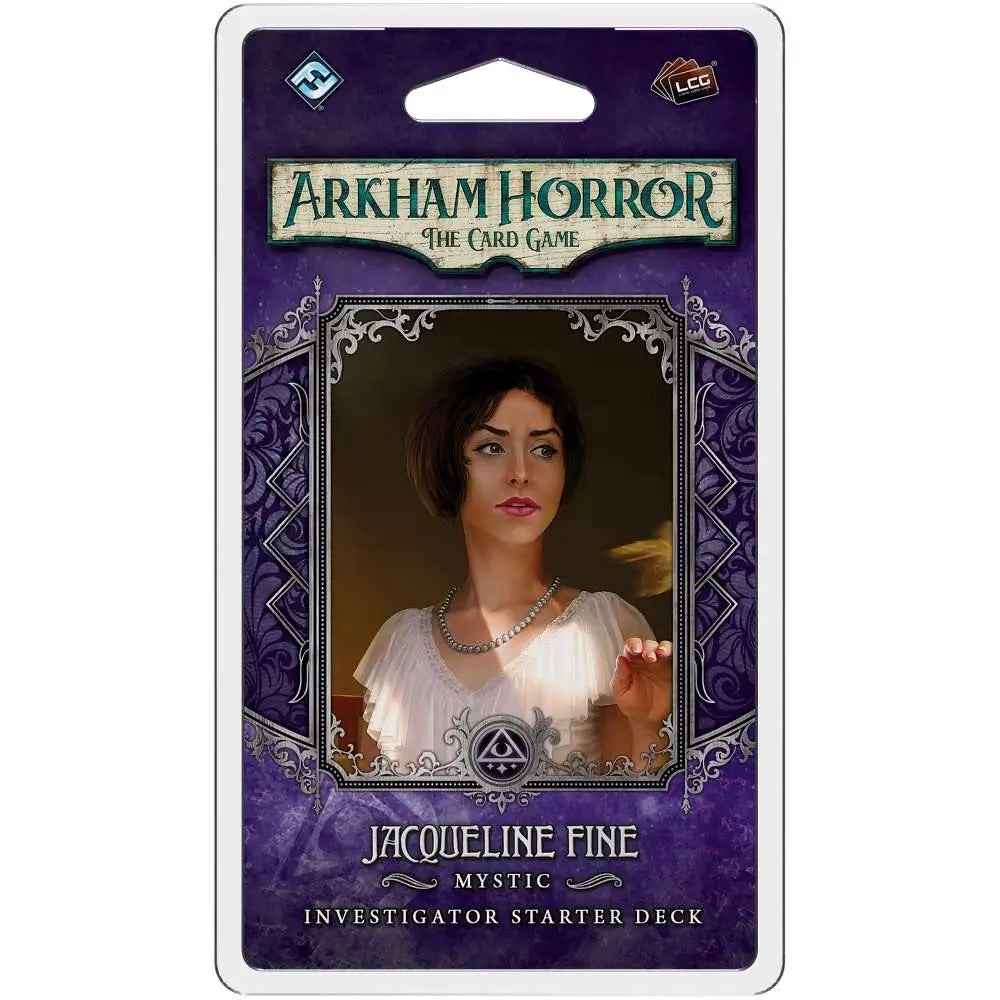 Arkham Horror The Card Game Jacqueline Fine Investigator Starter Deck Arkham Horror The Card Game Fantasy Flight Games   