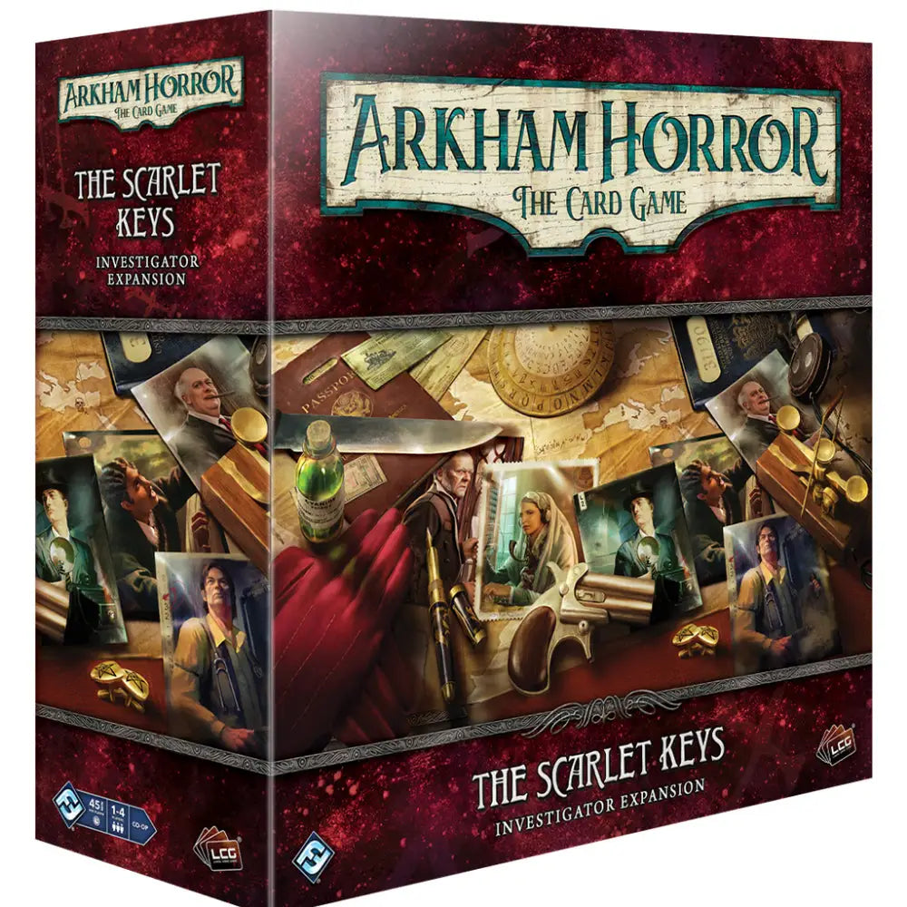 Arkham Horror The Card Game The Scarlet Keys Investigator Expansion Arkham Horror The Card Game Fantasy Flight Games   