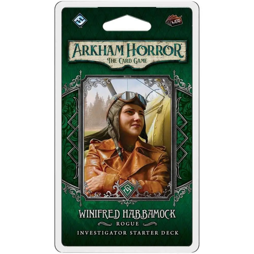 Arkham Horror The Card Game Winifred Habbamock Investigator Starter Deck Arkham Horror The Card Game Fantasy Flight Games   