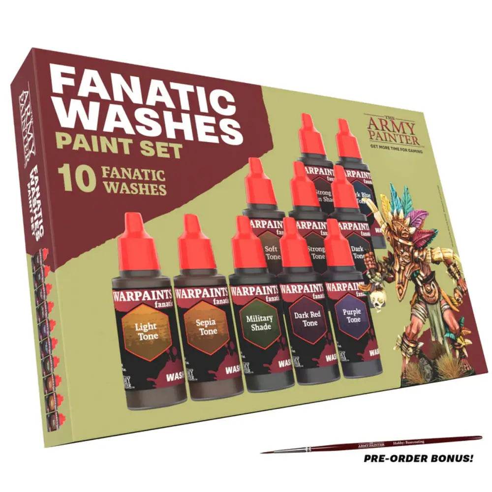 Army Painter Fanatic Washes Set The Army Painter Paints and Tools