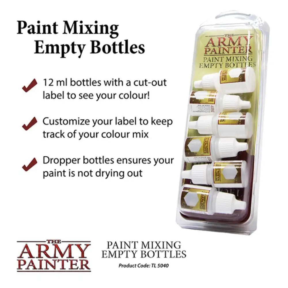 Army Painter Custom Paint Mixing Bottles Paint & Tools Army Painter   