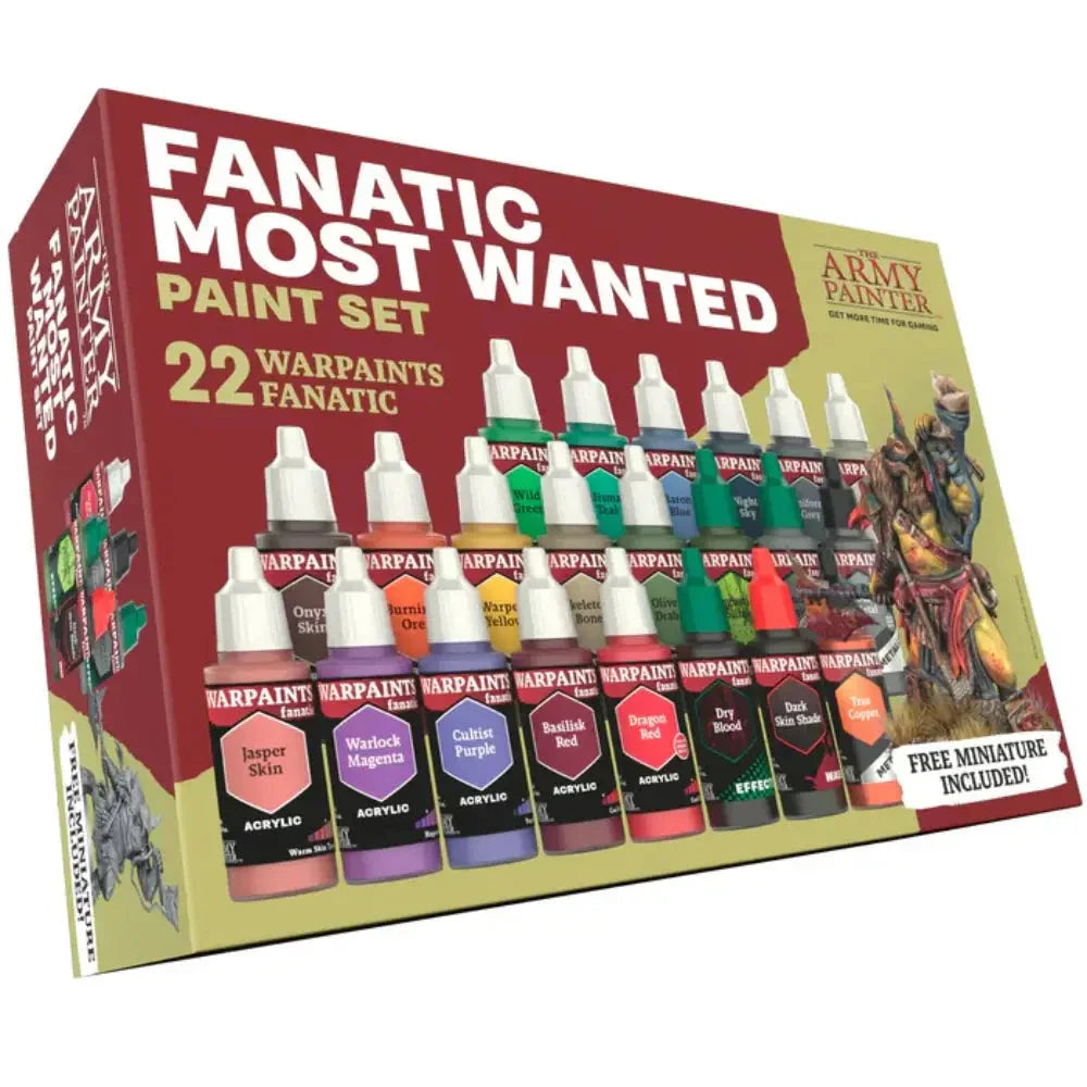 Army Painter Fanatic Warpaints Most Wanted Set - Paint & Tools