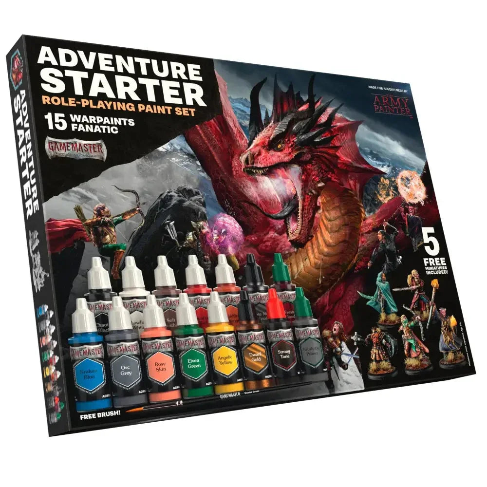 Army Painter GameMaster: Adventure Starter Role-Playing Paint Set - Paint & Tools
