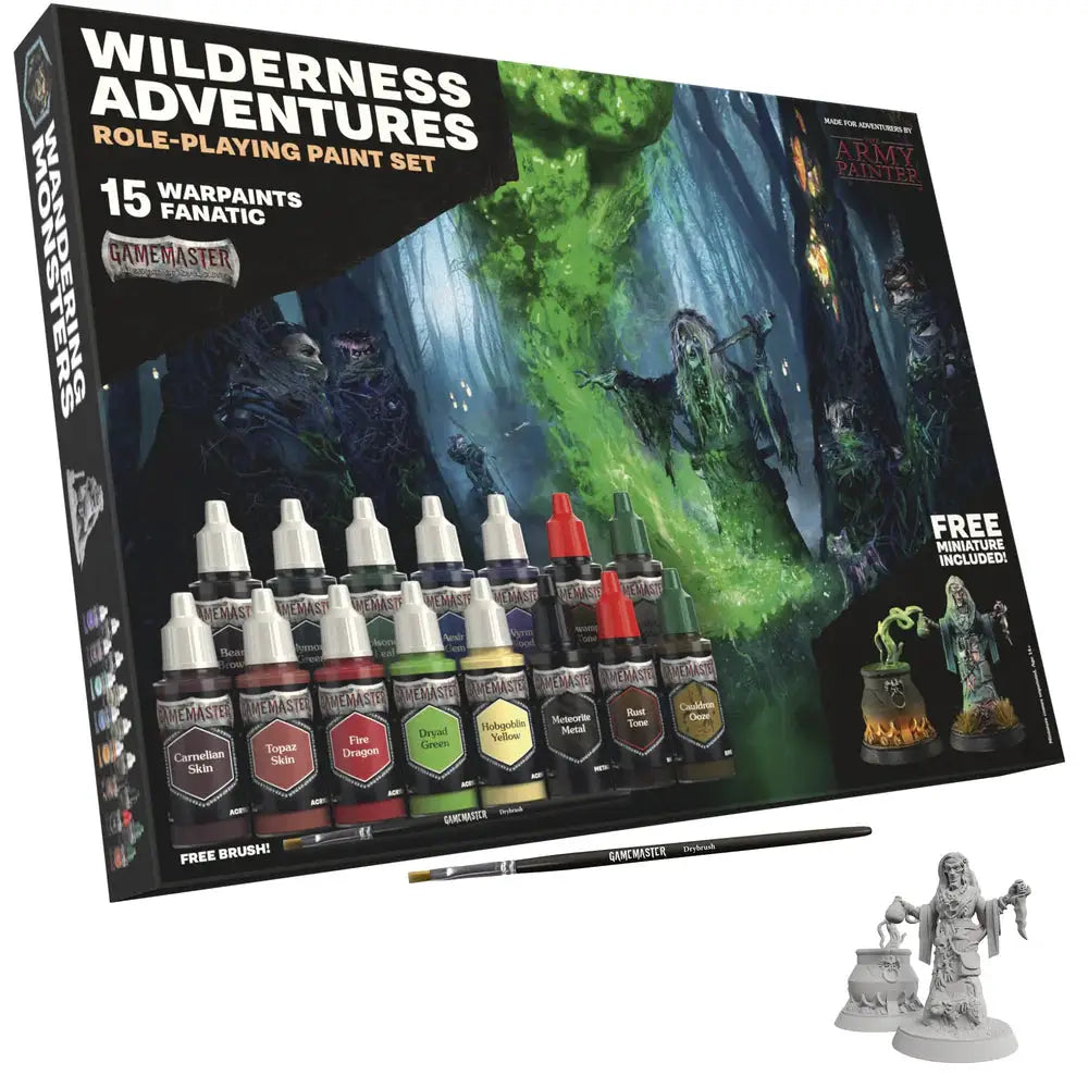 Army Painter GameMaster: Wilderness Adventures Role-Playing Paint Set - Paint & Tools