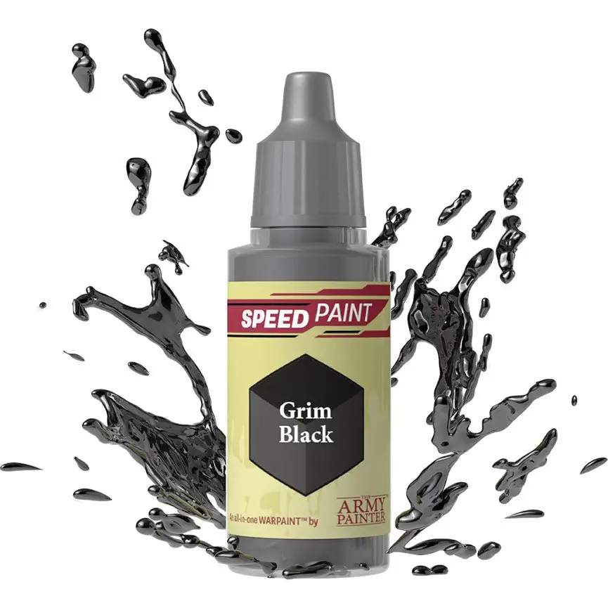 Army Painter Speedpaint Grim Black (18ml) - Paint & Tools