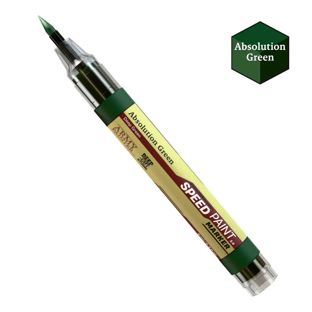 Army Painter Speedpaint Marker: Absolution Green - Paint & Tools
