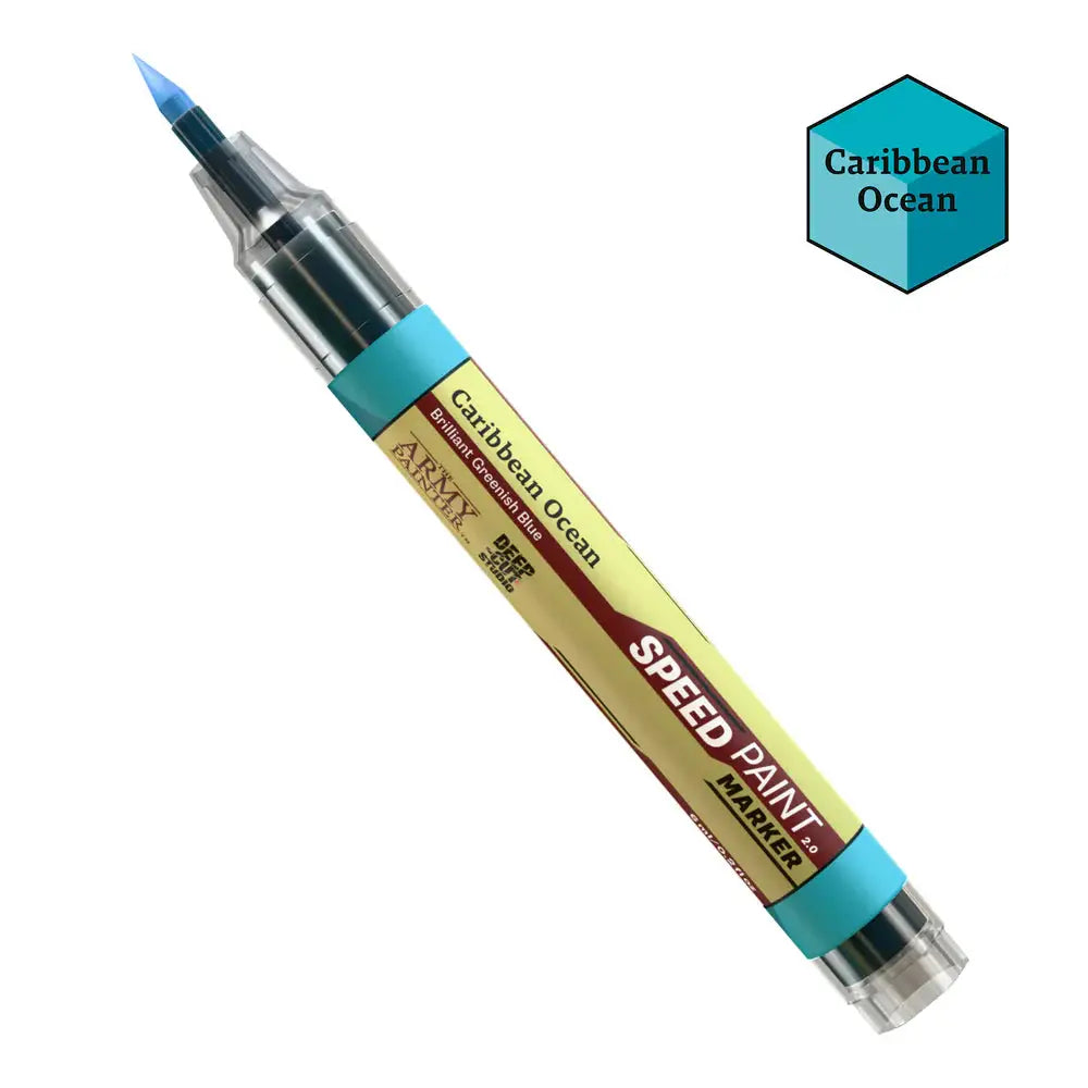Army Painter Speedpaint Marker: Caribbean Ocean - Paint & Tools