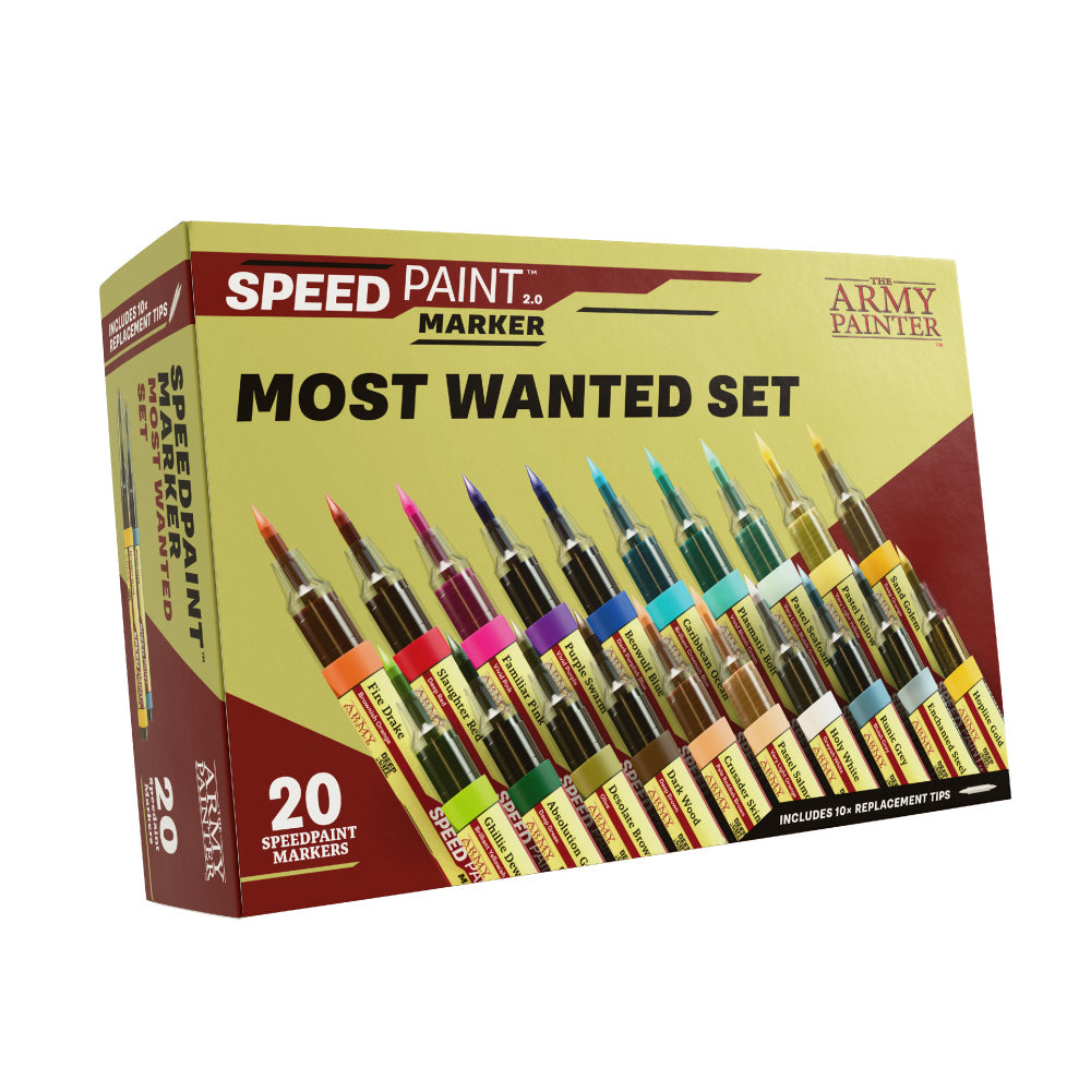 Army Painter Speedpaint Marker Most Wanted Set - Paint & Tools