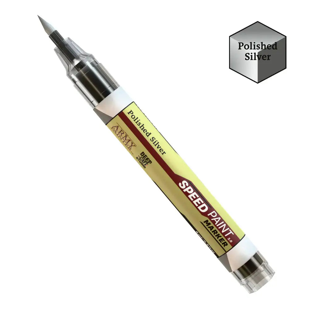 Army Painter Speedpaint Marker: Polished Silver - Paint & Tools