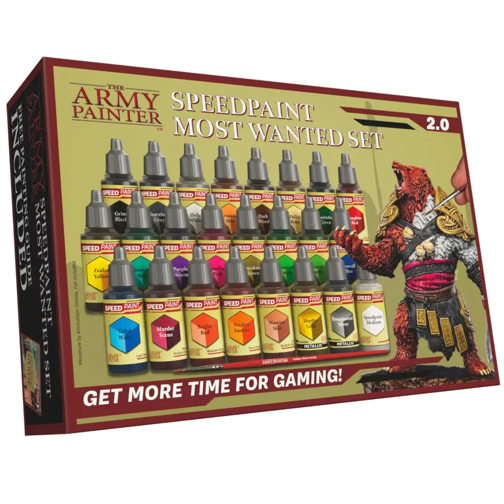 Army Painter Speedpaint Most Wanted Set - Paint & Tools