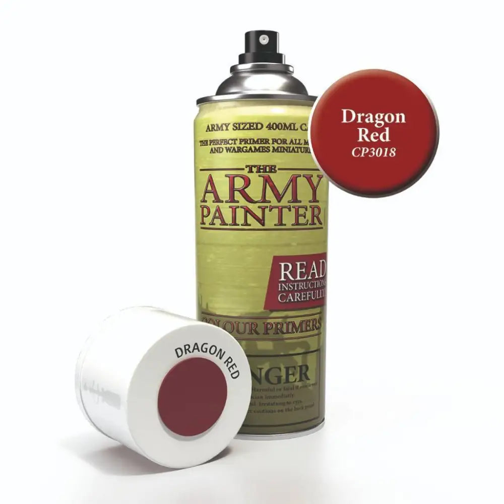 Army Painter Spray Paint Color Primer Dragon Red Paint & Tools Army Painter   