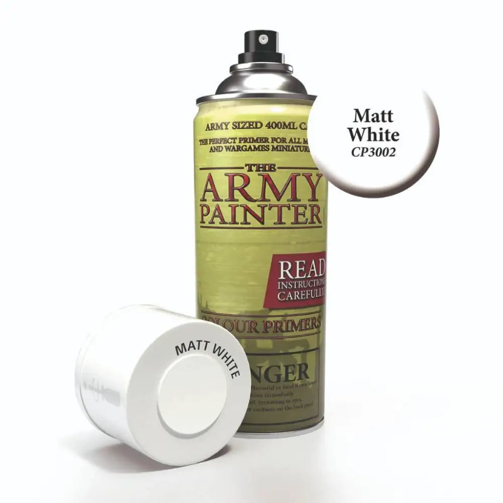 Army Painter Spray Paint Color Primer Matt White Paint & Tools Army Painter   
