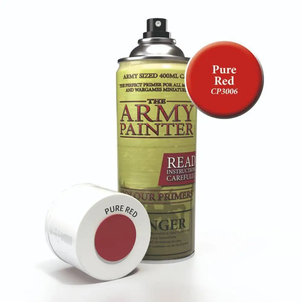 Army Painter Spray Paint Color Primer Pure Red Paint & Tools Army Painter   
