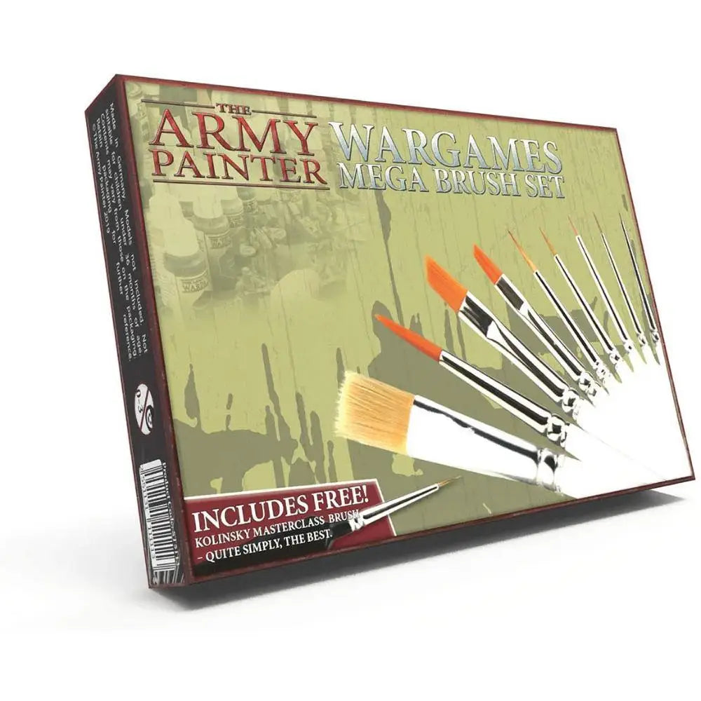 Army Painter Wargamer: Mega Brush Set Paint & Tools Army Painter   