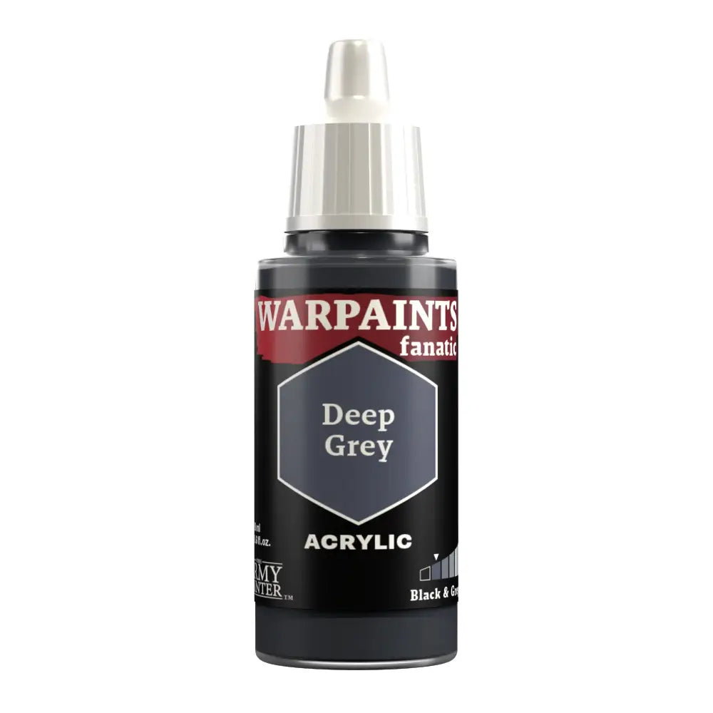 Army Painter Warpaints Fanatic: Deep Grey 18ml - Paint & Tools