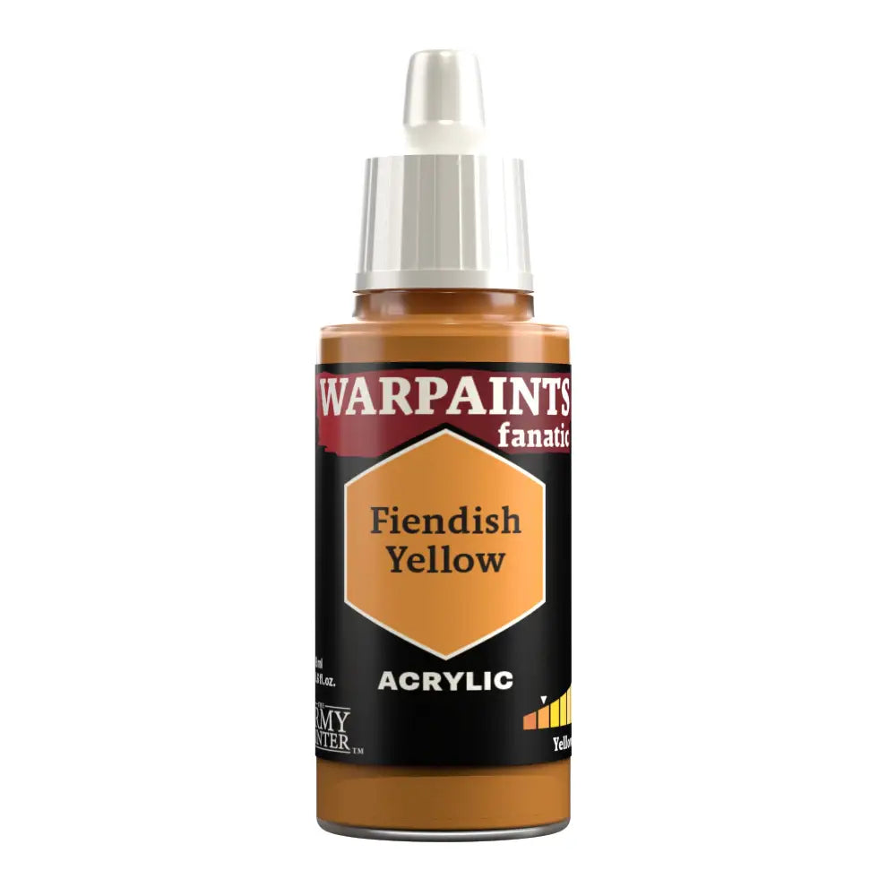 Army Painter Warpaints Fanatic: Fiendish Yellow 18ml Paint & Tools Army Painter   