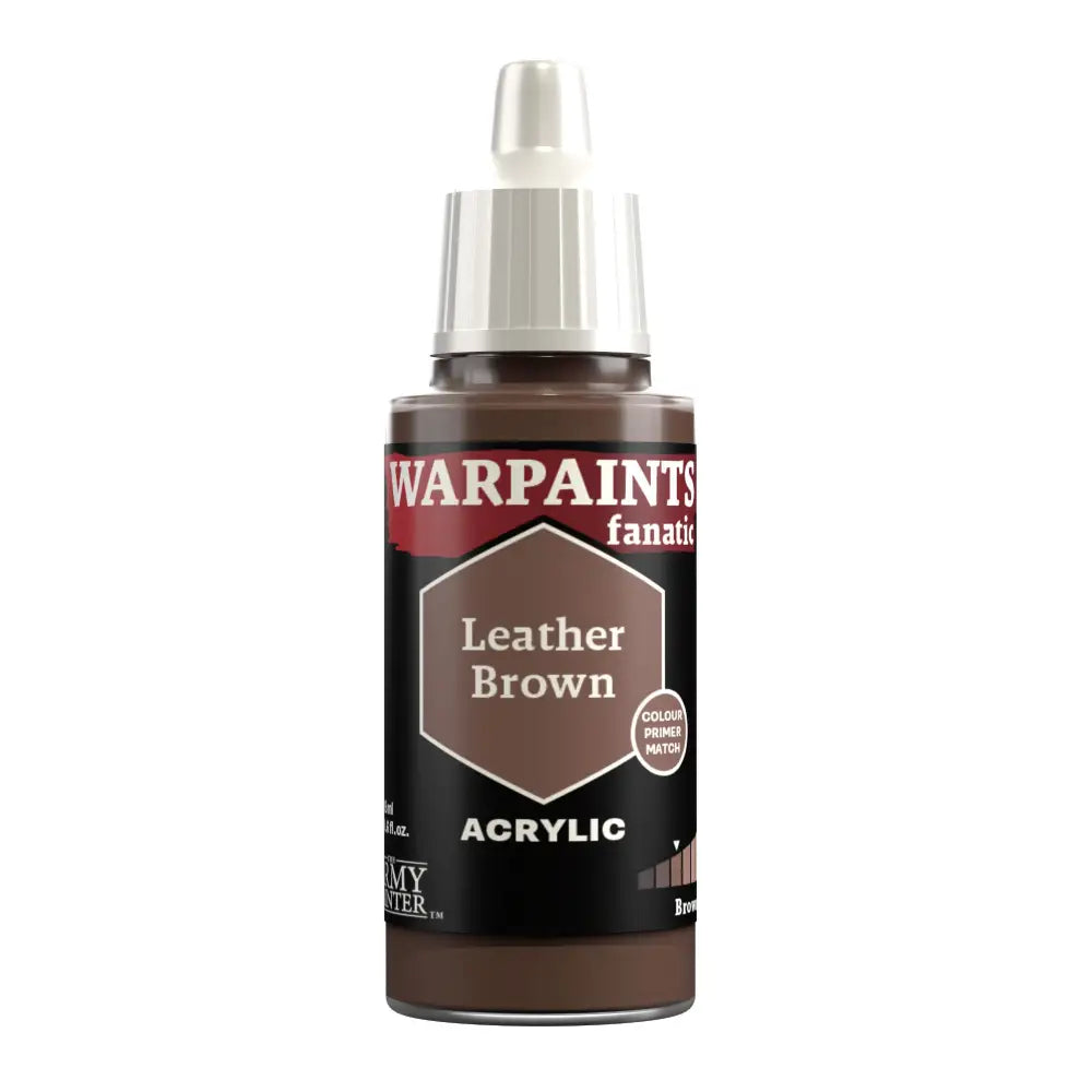 Army Painter Warpaints Fanatic: Leather Brown 18ml - Paint & Tools