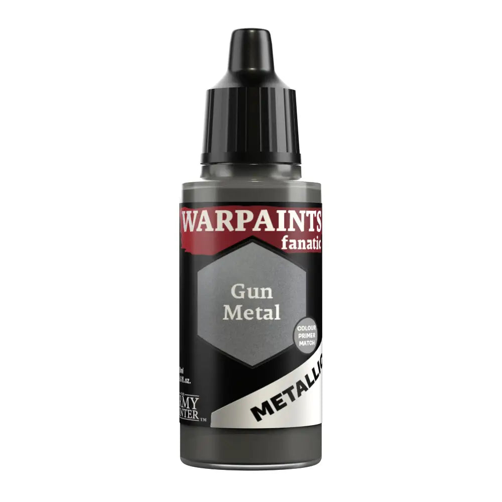 Army Painter Warpaints Fanatic: Metallic - Gun Metal 18ml - Paint & Tools