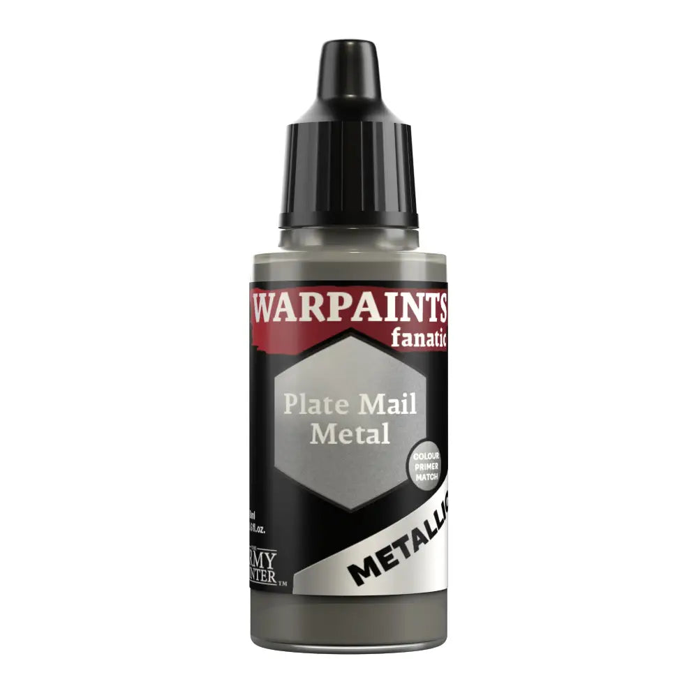 Army Painter Warpaints Fanatic: Metallic - Plate Mail Metal 18ml - Paint & Tools