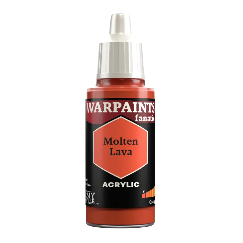 Army Painter Warpaints Fanatic: Molten Lava 18ml Paint & Tools Army Painter   