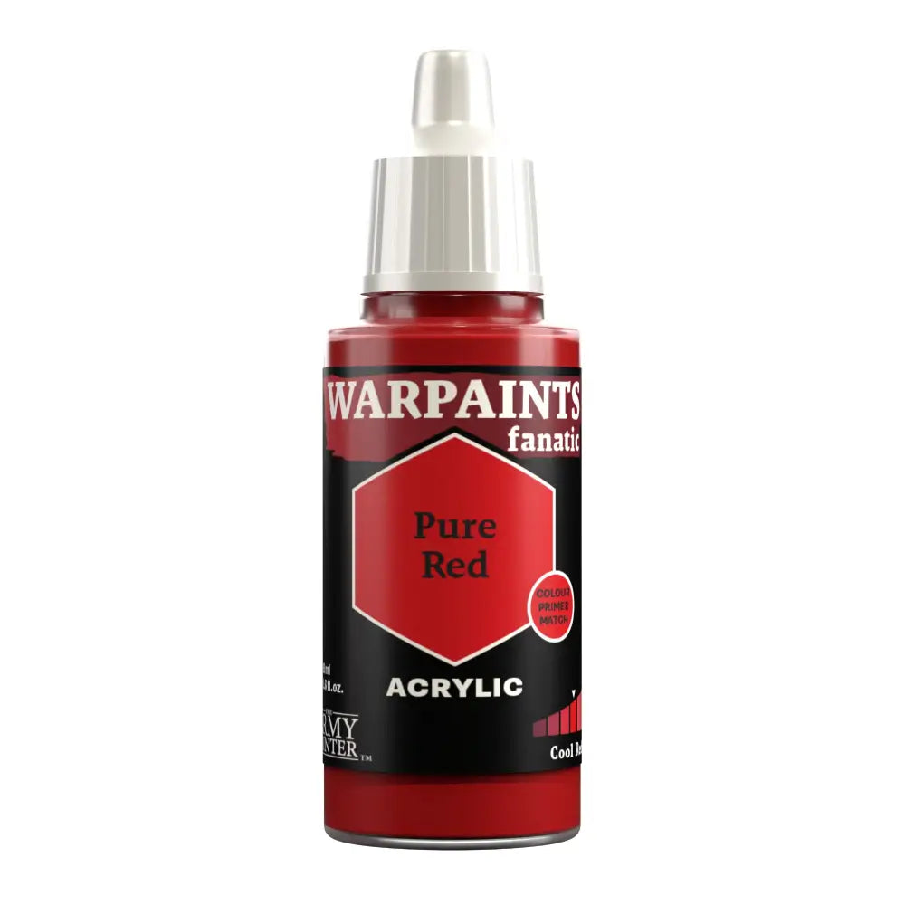 Army Painter Warpaints Fanatic: Pure Red 18ml Paint & Tools Army Painter   