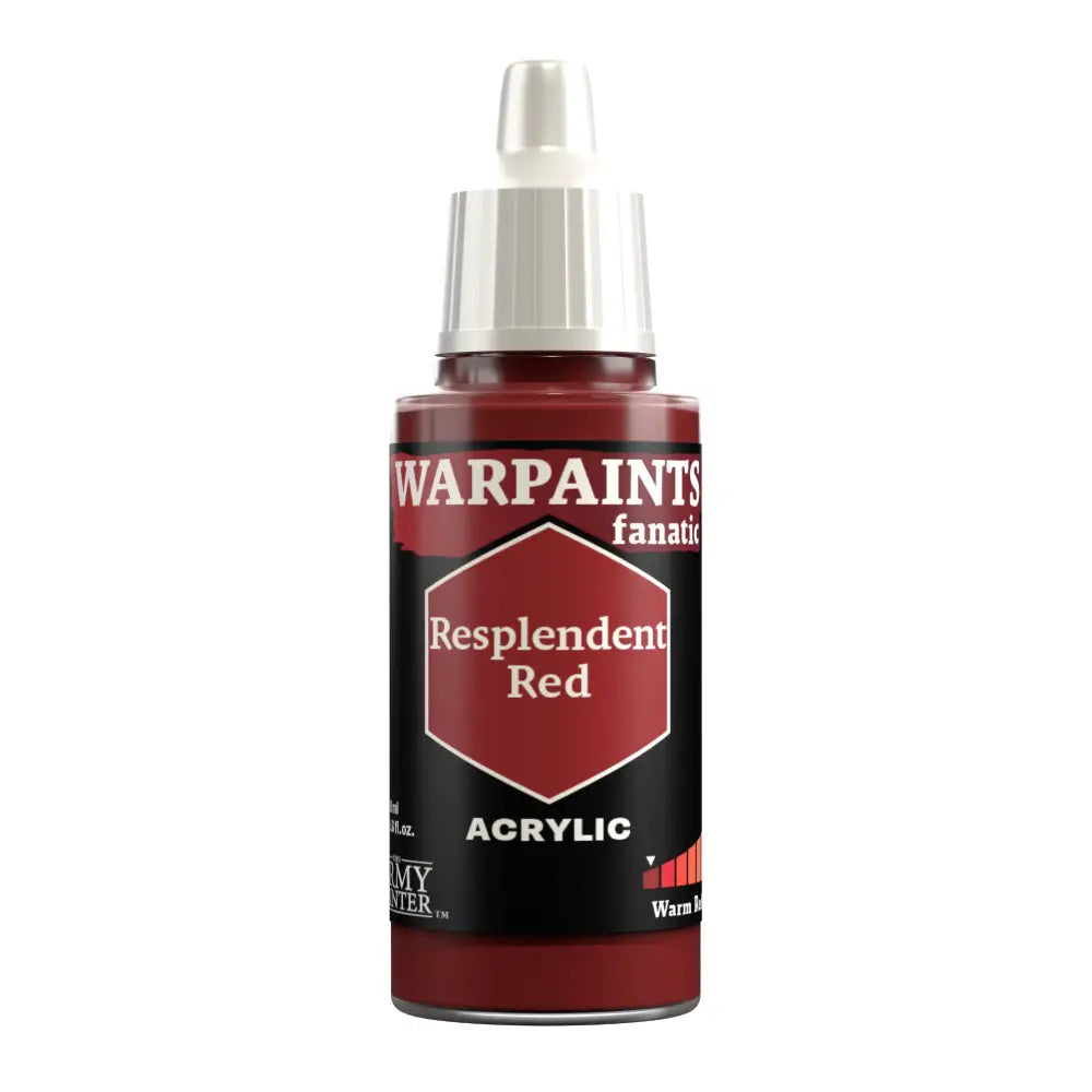 Army Painter Warpaints Fanatic: Resplendent Red 18ml Paint & Tools Army Painter   