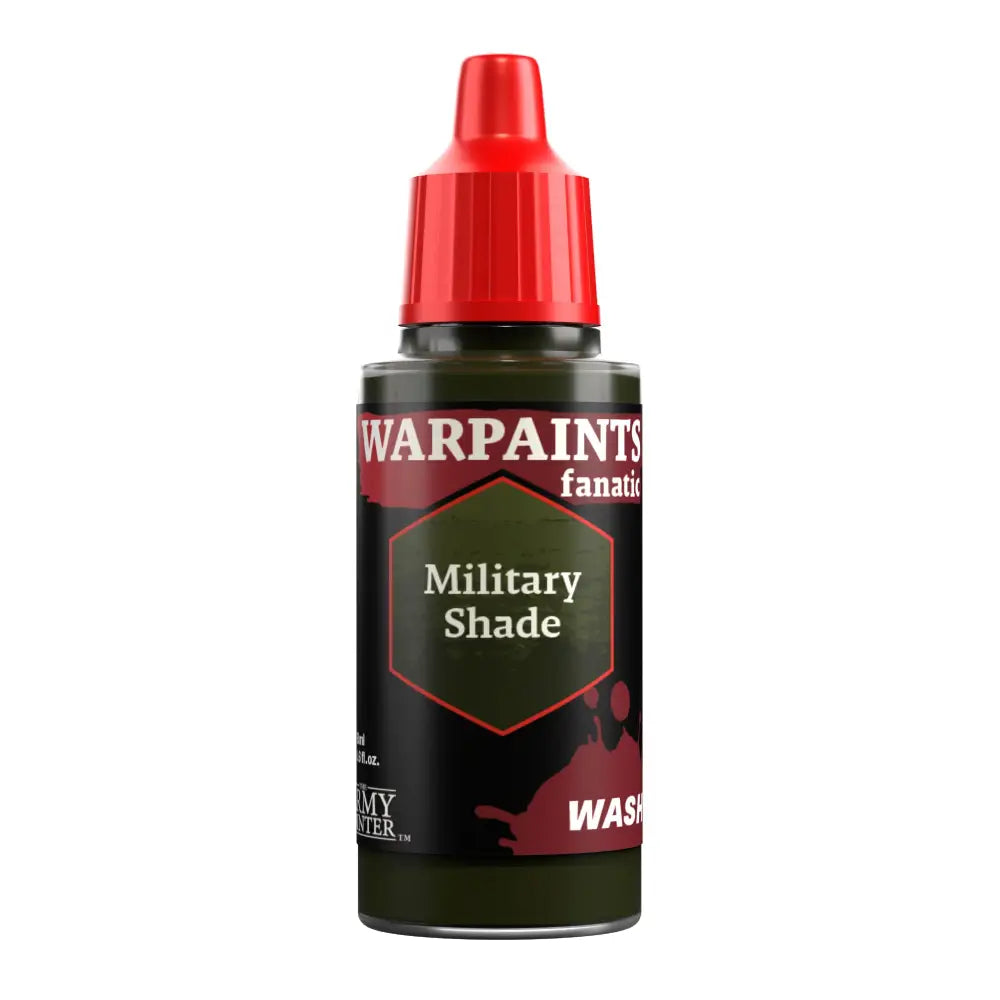 Army Painter Warpaints Fanatic: Wash - Military Shade 18ml - Paint & Tools