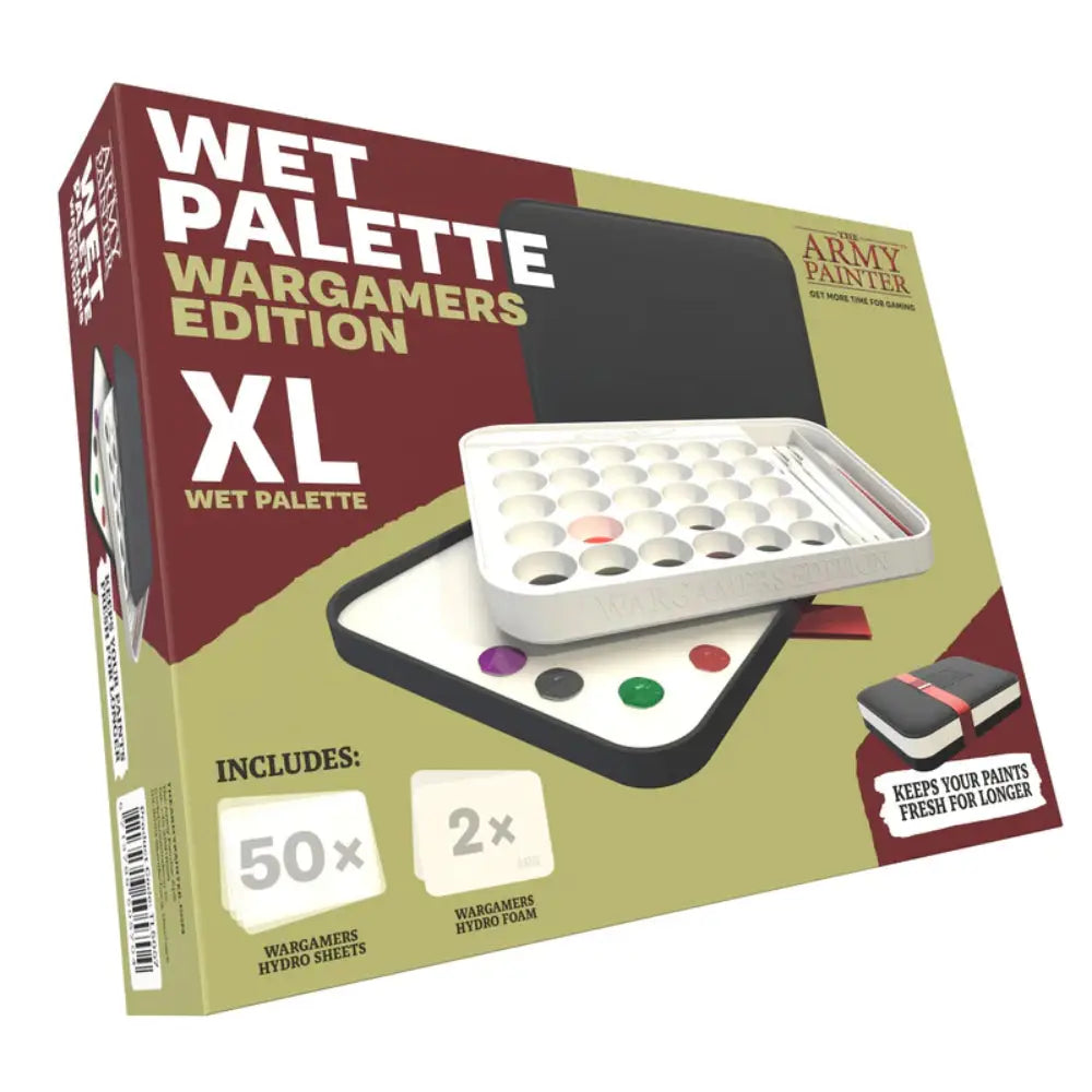 Army Painter XL Wargamers Edition Wet Palette - Paint & Tools