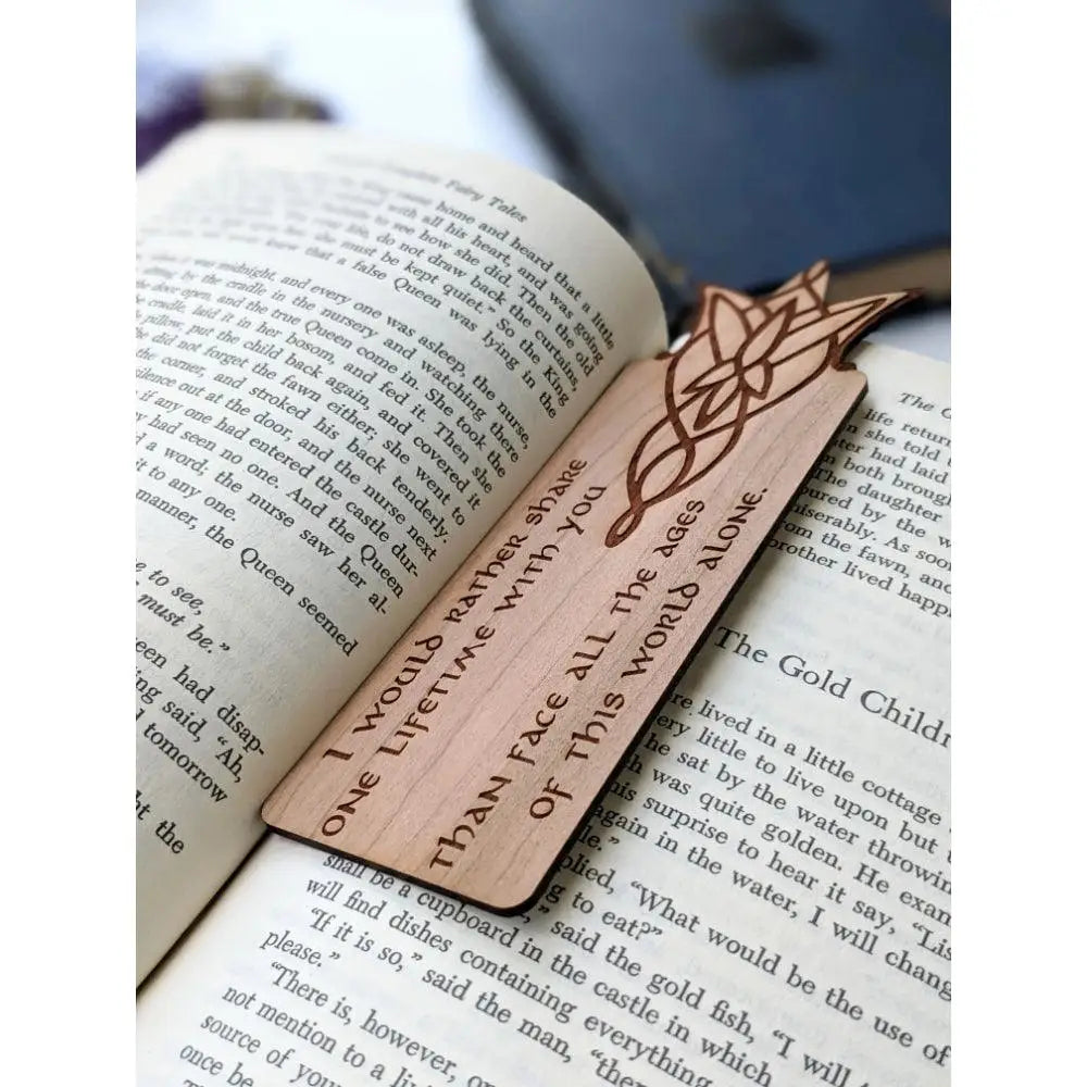 Arwen’s Evenstar Wooden Bookmark - Gifts
