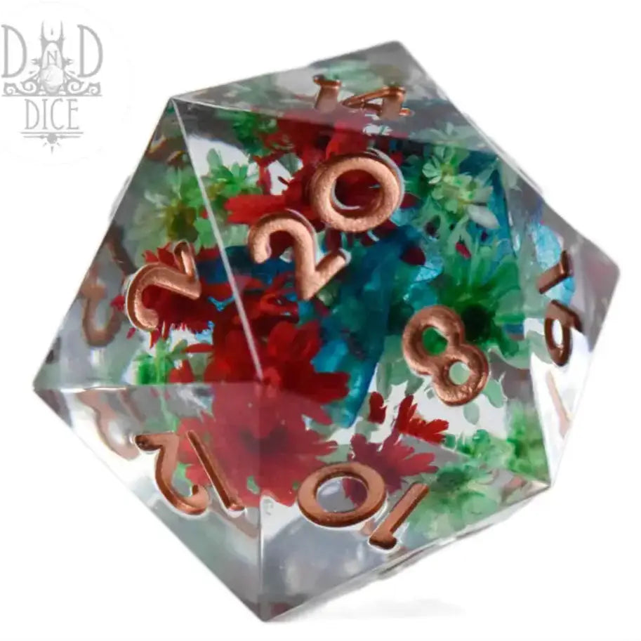 Autumn Sanctuary 34mm D20 Die - Dice & Dice Supplies
