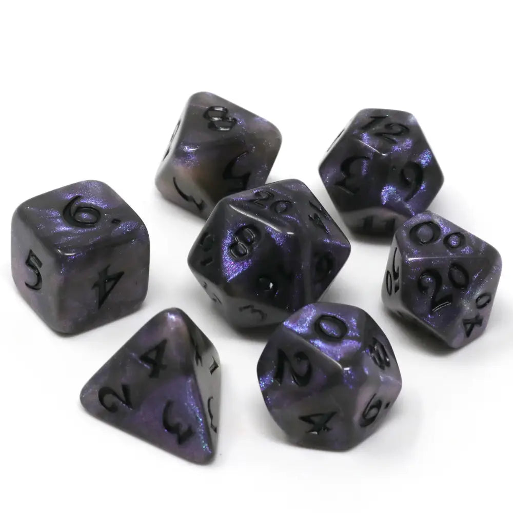 Avalore Elessia Kybr Polyhedral (D&D) Dice Set (7) - Dice & Dice Supplies