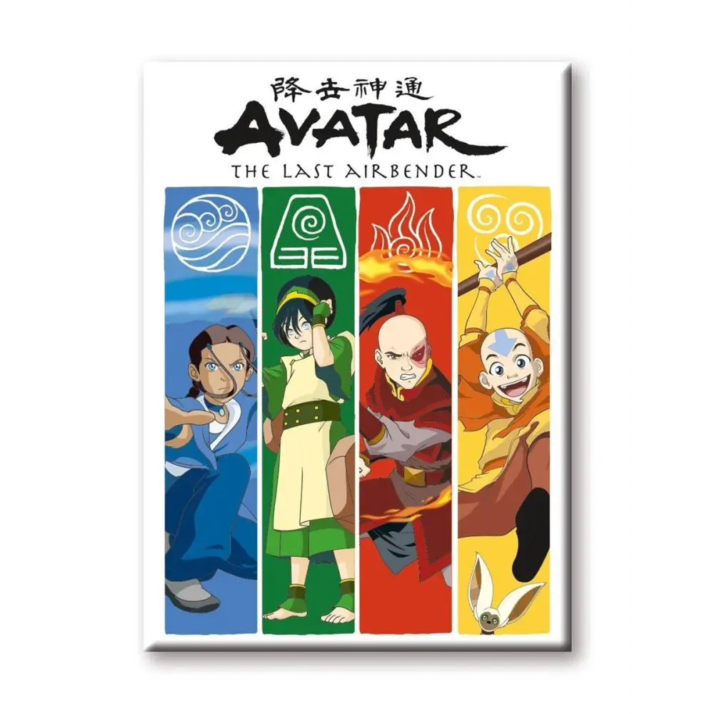 Avatar The Last Airbender Four Elements Magnet Toys & Gifts Great Stuff Novelties   