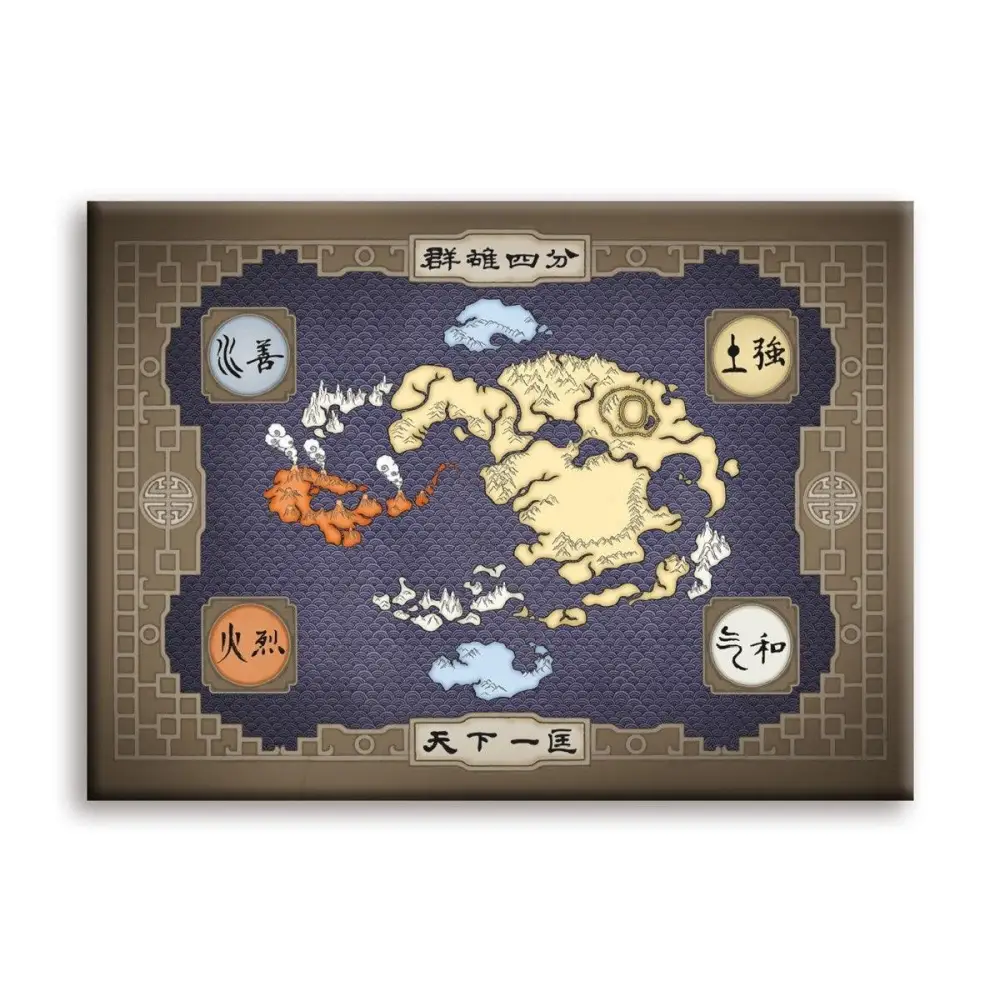 Avatar The Last Airbender Map Magnet Toys & Gifts Great Stuff Novelties   