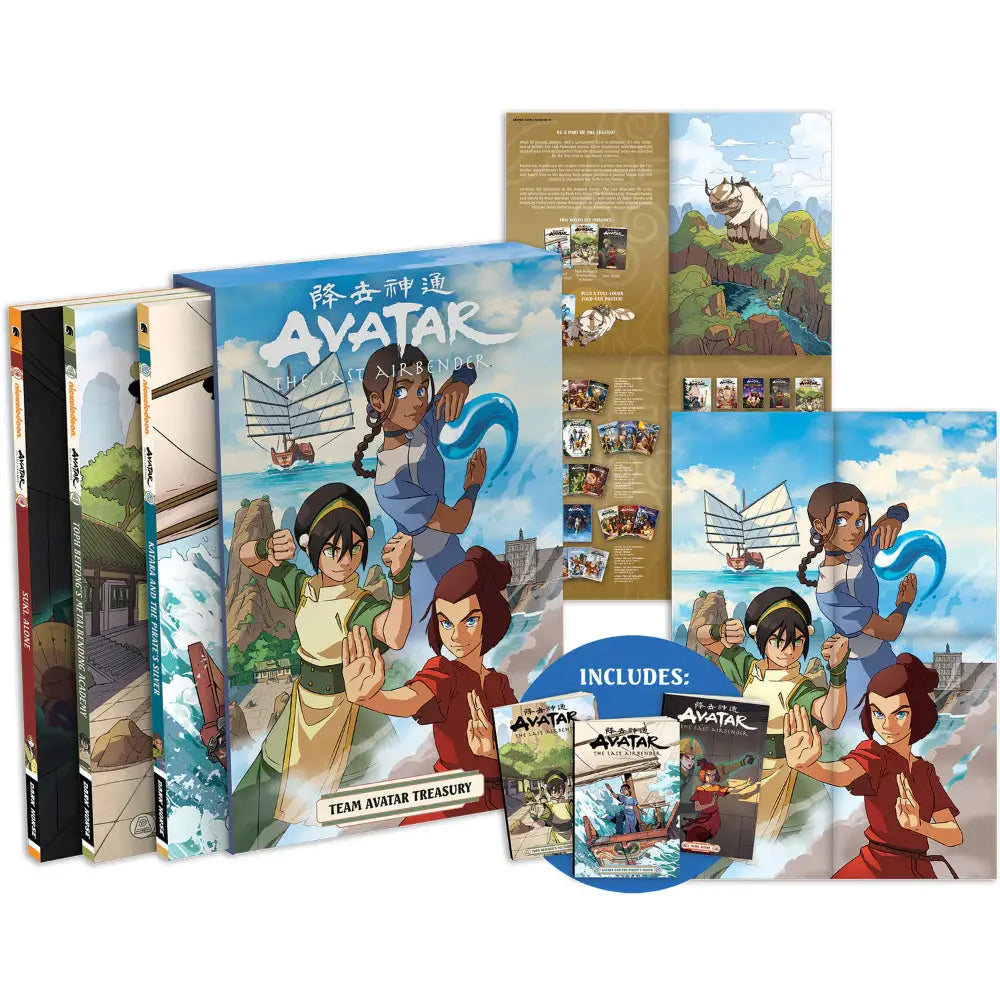Avatar The Last Airbender: Team Avatar Treasury (Paperback Boxed Set) - Graphic Novels