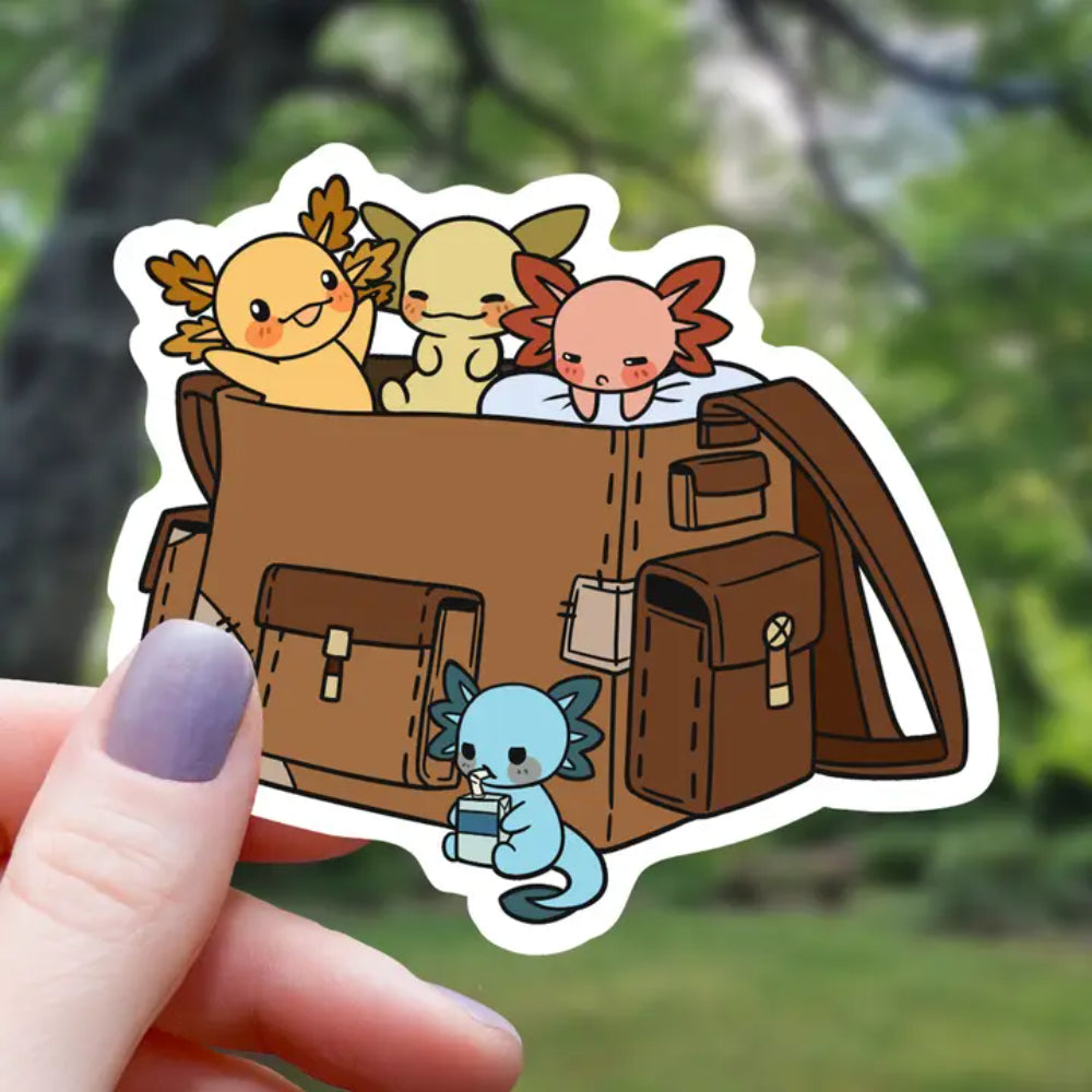 Bag of Axolotls Sticker - Gifts