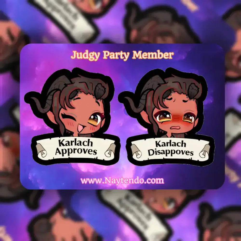 Baldur’s Gate 3 Karlach Stickers - Toys & Gifts