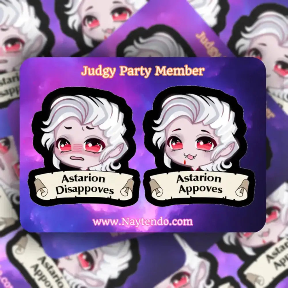 Baldur’s Gate 3 Astarion Stickers - Gifts