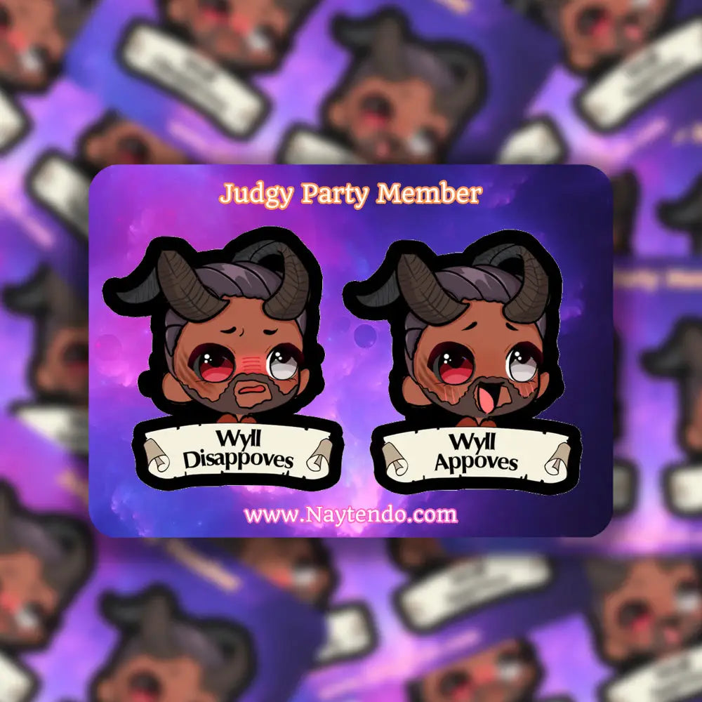 Baldur’s Gate 3 Wyll Stickers - Toys & Gifts