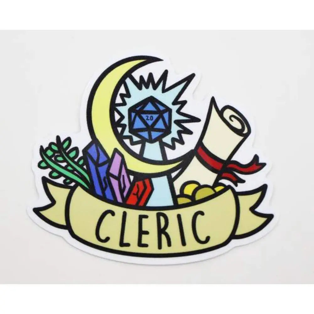 Banner Class Sticker - Cleric - Gifts