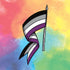 Banner Pride Sticker Toys & Gifts Die Hard Dice Asexual Pride  