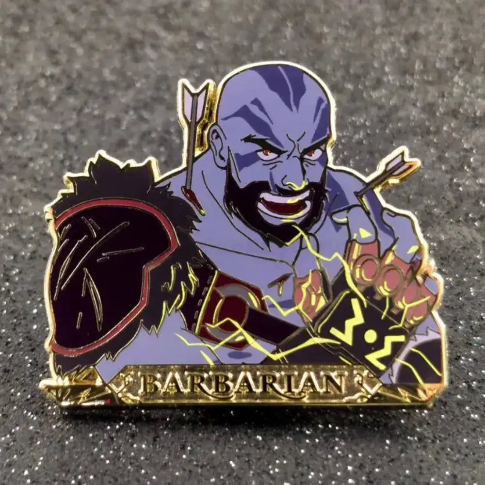 Barbarian Hard Enamel Pin - Gifts