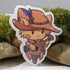 Bard Cat Orange Sticker - Gifts