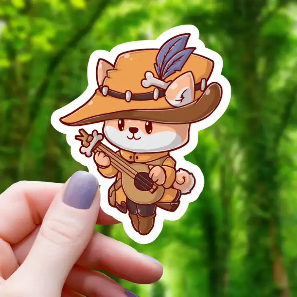 Bard Dog Sticker - Gifts