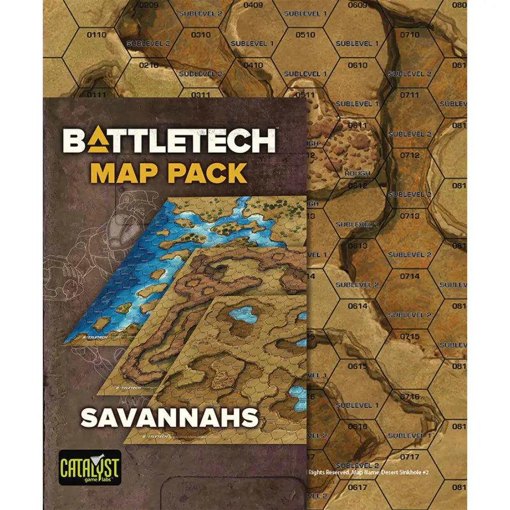 BattleTech Map Pack - Savannah - Miniatures Games