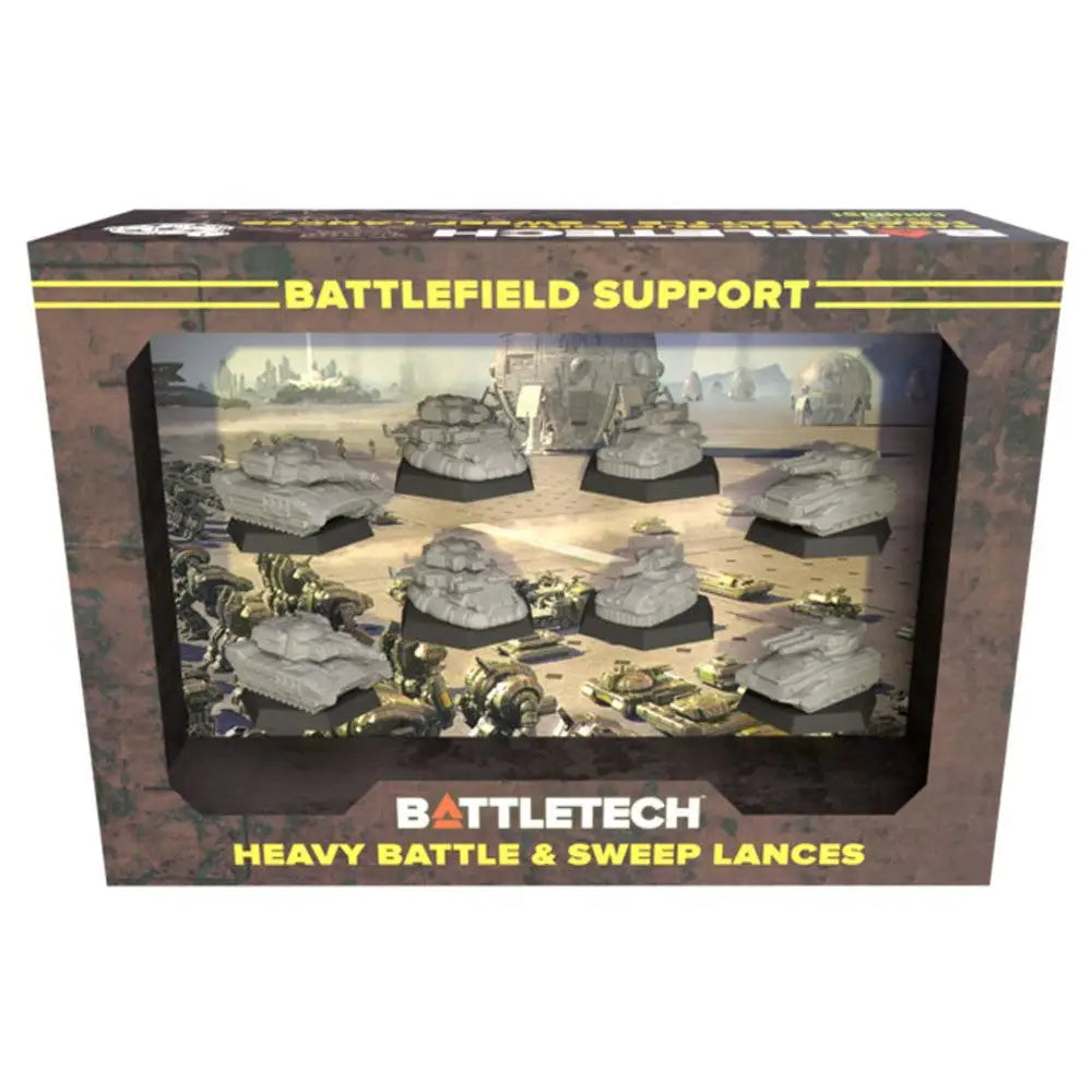 BattleTech Miniature Force Pack - Battlefield Support Heavy Battle and Sweep Lances - BattleTech