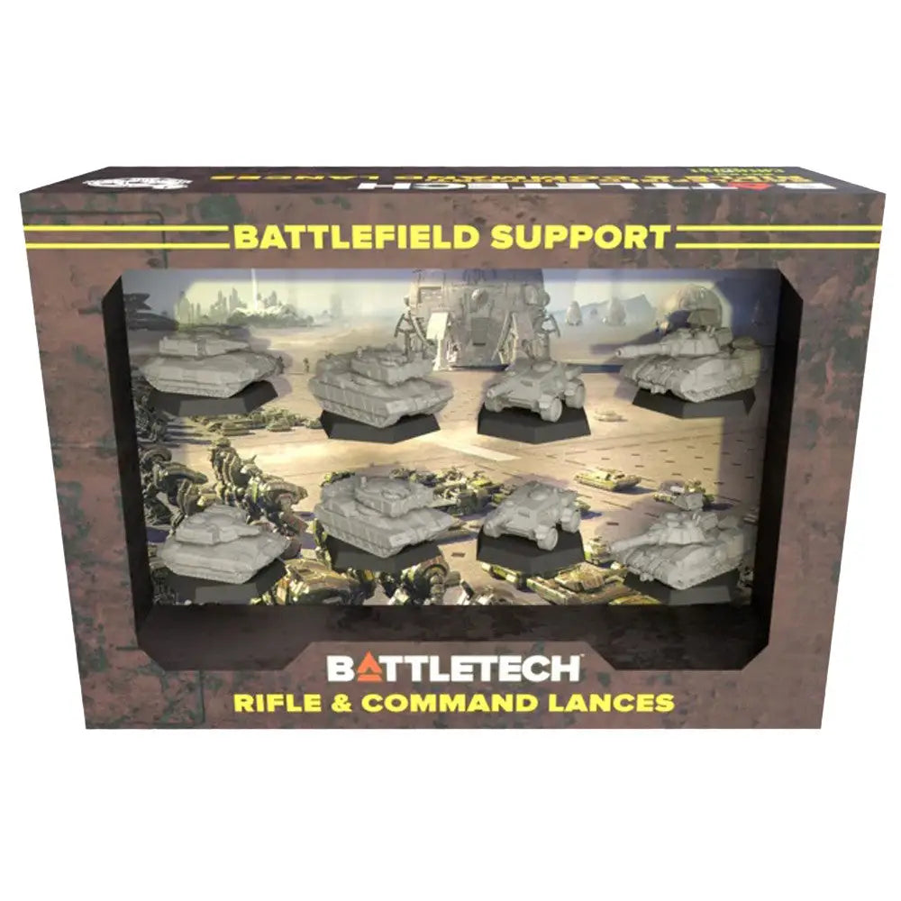 BattleTech Miniature Force Pack - Battlefield Support Rifle and Command Lances - Miniatures Games