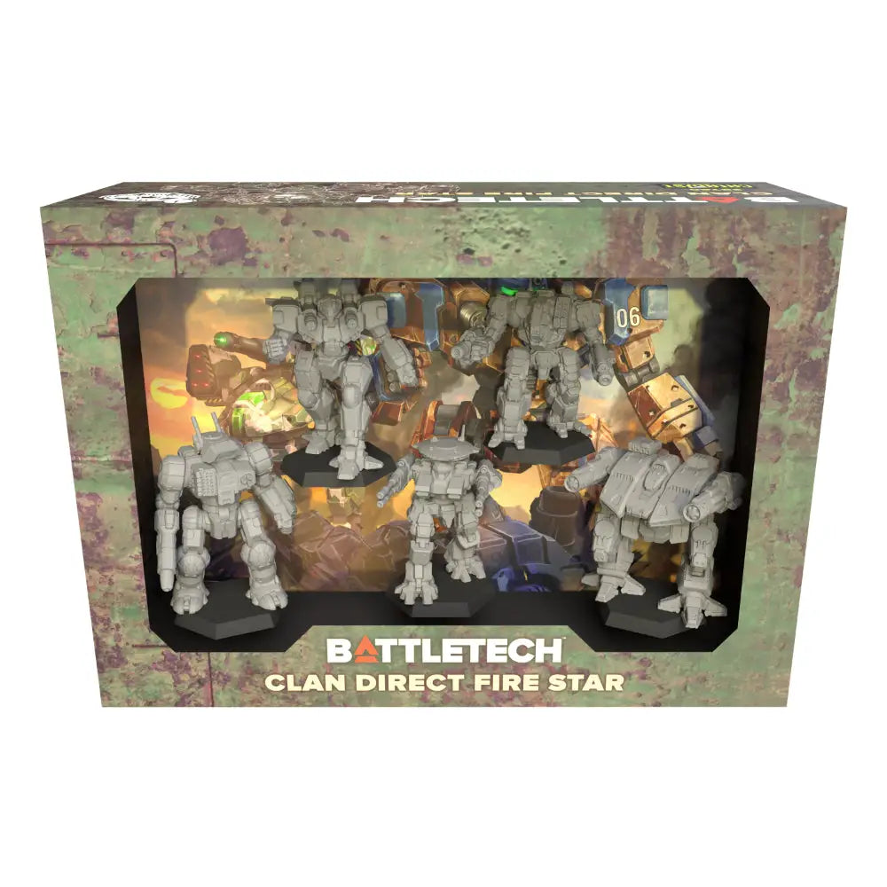 BattleTech Miniature Force Pack - Clan Direct Fire Star - Miniatures Games